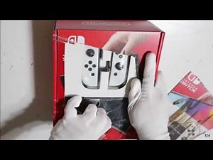 Plainrock124 Switch OLED unboxing but only the asmr parts