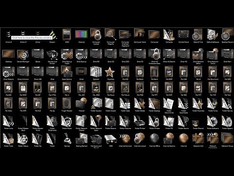 How to install custom Icon Pack in windows 7