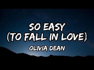 Olivia Dean - So Easy (To Fall In Love) (Lyrics)