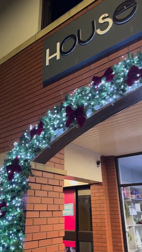 Christmas decs for House of Beauty 2025 🎀 I’m in love with them 🤩 and we have a rotating tree 😍😍 thanks @shapedbymay for always helping me 💕 | House Of Beauty