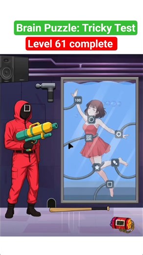 Brain Puzzle: Tricky Test Level 61 complete #brainpuzzle