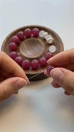 Handmade Crystal Bracelet ✨ | DIY Jewelry That Shines 💎 #Shorts #crystals #jewelry #satisfying #asmr