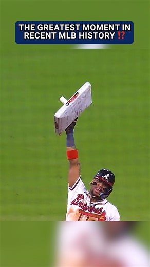 Was this the best moment in recent MLB history ⁉️ #braves #acuna #mlb #atlantabraves #mlbhistory | FanDuel Sports Network South