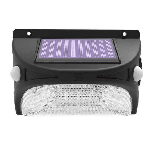 Check The Home Depot's Q&A Before Buying: Sensor Brite 4.44-Watt Equivalent Integrated LED Black Color Changing Solar Motion Sensing Area Wall Pack Light