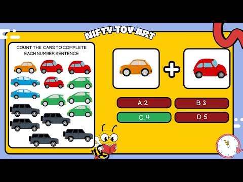 Fun Cars Counting Game for Kids! Learn Numbers with Car| Coding kids Counting Car