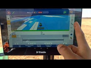Criando reta A B no GPS trimble GFX 750
