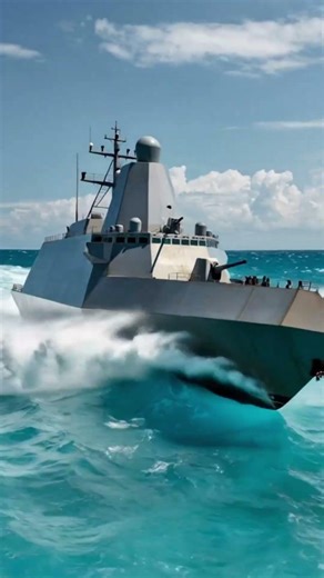 The Future of Naval Warfare: Stealth Destroyer! ⚓ #NavyTech #usnavy