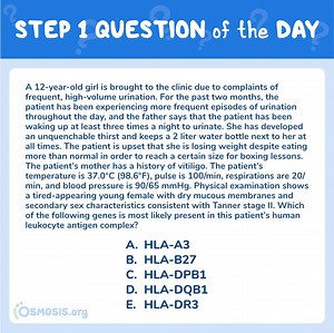 USMLE® Step 1 Question of the Day: Human Leukocyte Antigen Complex - Osmosis Blog