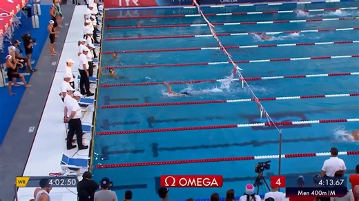 Bobby Finke's final-50 skills are unreal 😨 #TYRProSeries | USA Swimming