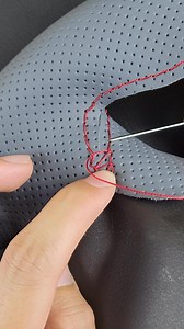 8.2K views | Racing red with premium grey genuine leather❤️‍ #racingred #steeringwheelcover #f1 #sewingtutorial | Griffowl | Facebook