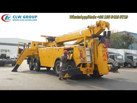 Front /Rear Outrigger, Boom, Under Wheel Lift Working Show for a 50 tons Rotator Wrecker Tow Truck