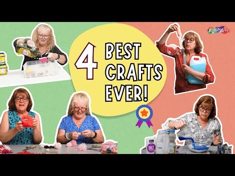 4 EASY Best Crafts Ever! Classroom Craft Staples | 5-Minute Tutorials