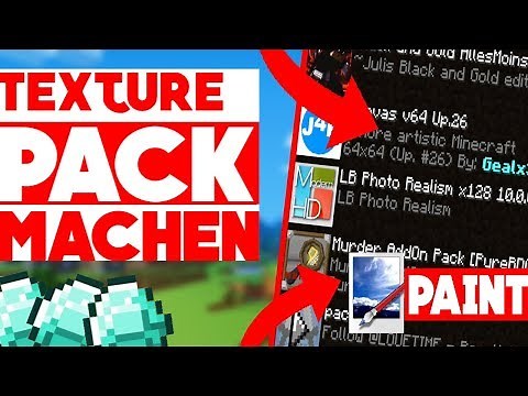 Minecraft TEXTURE PACK erstellen Tutorial Paint.net|Minecraft TexturePack selber machen Paint.net