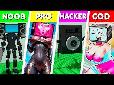 LEGO ALL Characters in Skibidi Toilet: Noob, Pro, HACKER! | Skibidi Toilet (Collection #846)