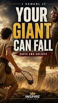 David and Goliath: The Giant Who Fell by Faith ⚔️🙏 | Bible Story