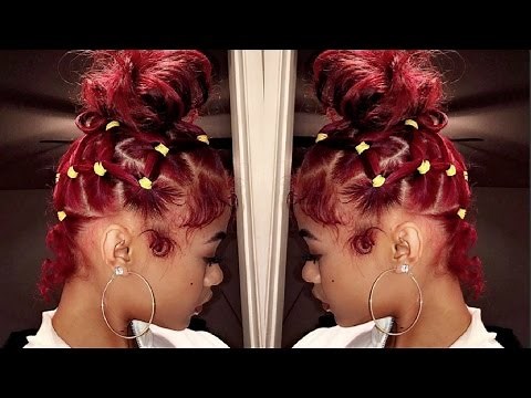 India Love Westbrook Inspired Bun Tutorial | Natural Protective Hairstyles