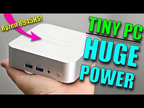 Geekom A8 Mini PC Review: A Ryzen 9 8945HS in a TINY Shell!