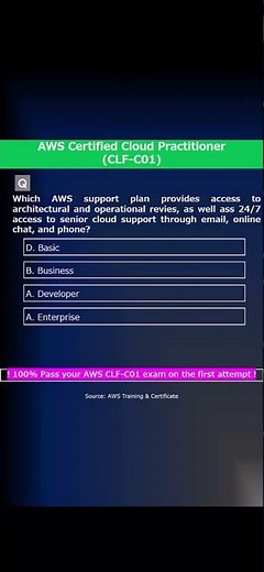 AWS Certified Cloud Practitioner Exam Dumps | Exam Practice #shorts