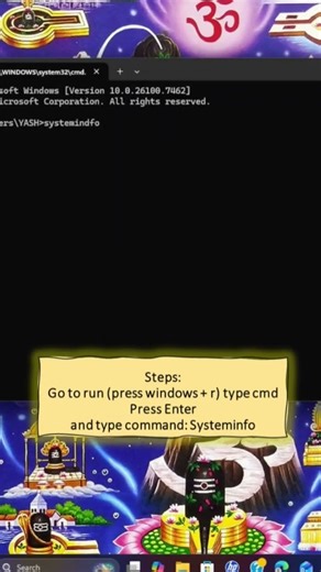 Just ONE Command to Check Complete Windows System Info 🔥 #basiccomputer #cmd #skillindia #computer
