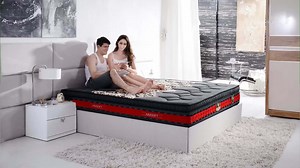 Luxury Comfortable Bed Independent Pocketed Spring Mattress Memory Foam