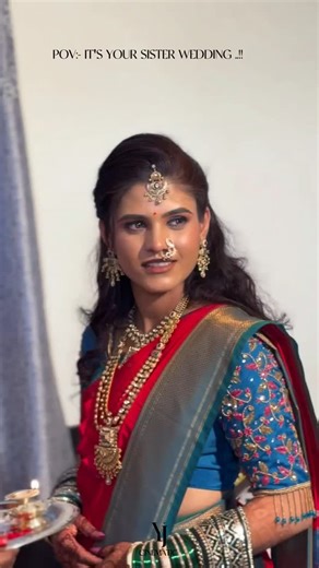 YJ_CINEMATIC on Instagram: "SISTER WEDDING ENTRY ROYAL..!!♨️🔥 DM FOR SHOOT QUALITY MATTERS . . . . . #viralvideos #marriage #maharashtra #treding #editor"