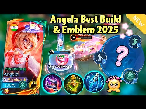 ANGELA BEST BUILD 2025!🌸 TOP GLOBAL🔥 Kaira Channel 💕