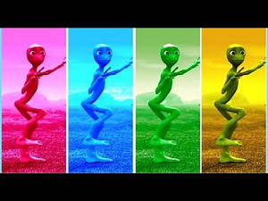 Dame tu cosita song video english green alien dance FULL party 37