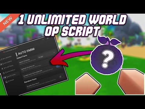 [NEW] ⛩️+1 Unlimited World ⛩️ OP Script (2025) PASTEBIN - Auto Farm | Kill Aura | Auto Hatch & MORE