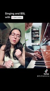 11 reactions · 25 shares | Sign language and singing… I post BSL videos on TikTok and Instagram. Learn to how to sign some useful phrases in BSL in a fun way! If you’d like to learn some British Sign Language, check out our TikTok for new signs! https://vm.tiktok.com/ZMLFqbUDK/ #bsl #britishsignlanguage #signlanguage #learn #learning #learnonline #bslsongs #bslsong | Adeleonova | Facebook