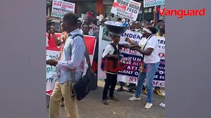June 12 protest underway in Lagos amid heavy police presence | Vanguard News