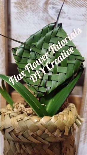 Flax Flower Tutorials / Flax Weaving DIYCreative
