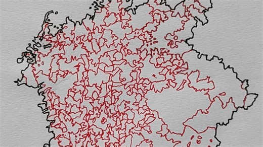 【手绘地图】神圣罗马帝国及境内邦国