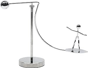 MagicTech Steel Balance Toy Balancing Tumbler Kinetic Art Balance Decompressive Science Psychology Home Offic Decor Desk PH06