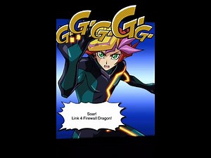 Yugioh Duel Links - First Time! Playmaker Link summon Firewall Dragon