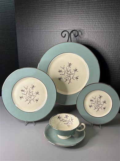 Lenox Kingsley 5‑piece Place Setting – Vintage China Dinnerware - Etsy