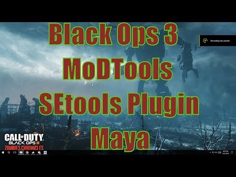 How To ADD Call Of Duty Plugin For Maya (SETools)