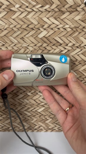How to Load Film into the Olympus mju-II (POV ASMR) 🎞️ The Most Satisfying Sound Ever!