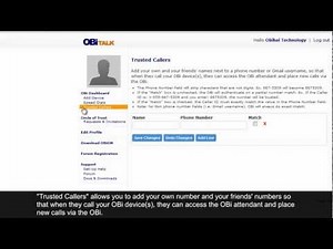 OBiTALK Web Portal Tour