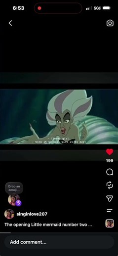 The opening little mermaid number two voice over