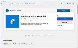 Windows video recorder