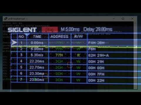 Troubleshooting a serial bus using a SIGLENT SDS oscilloscope