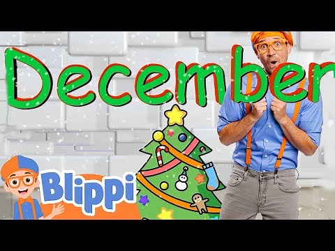 Months Of The Year With BLIPPI | BLIPPI | Educational Songs For Kids