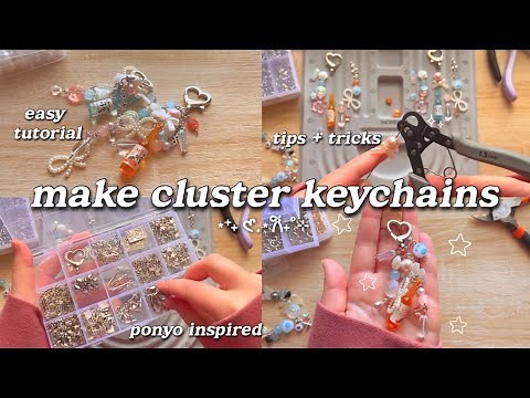 ⭐ ULTIMATE CLUSTER KEYCHAIN TUTORIAL! 🌊✨ step-by-step guide + tips & tricks ⭐
