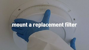 CALAB Round Ceiling Diffuser Aero Shield Spare Filter (replaceable filter only) / for Allergy, Smoke, Dust, Pollen/ 1-Pack Air