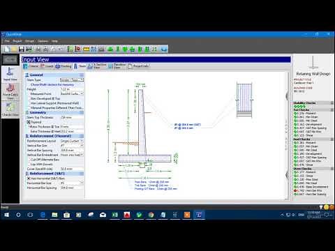 RETAINING WALL DESIGN VERY EASILY IN IES QUICK SUITE 4.0