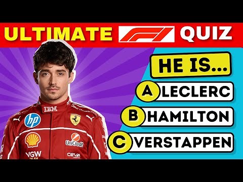 Ultimate Formula 1 Quiz for True F1 Fans 🏁🏎️ | Test Your F1 Knowledge!