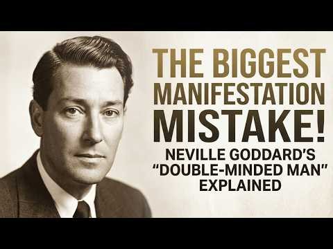 The Biggest Manifestation Mistake: Neville Goddard's "Double-Minded Man" Explained