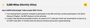 Reminder: 25k AA miles for a new Sprint Account - Monkey Miles
