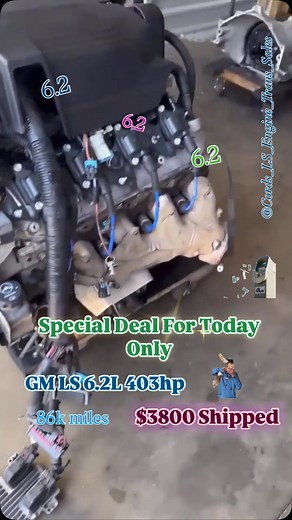 GM LS 6.2 LS3/L92 403hp plug-in play ready to go ready to be shipped to your front door for a low ✅$3800 shipped✅ come on let’s get it get your LS swap ready for the summertime 🫡💯🏁🥇🏆 ✅LS 6.2L $3800 Shipped✅ #ls #lsx #lsswap #gm #chevy #chevrolet #explorepage #instagram #post #share #reel #reels #6.2 #hp #horsepower #turbo #gmc #corvette #camaro #ss #fastcars #car #truck #denver #shipping #travel #racing #streetracing | LS vs World