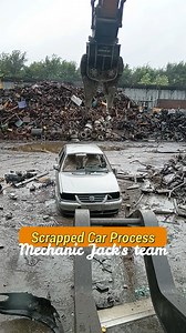Scrapped Car Process #mechanicjack #mechanic #scrapcars #scrapped | Mechanic Jack's team